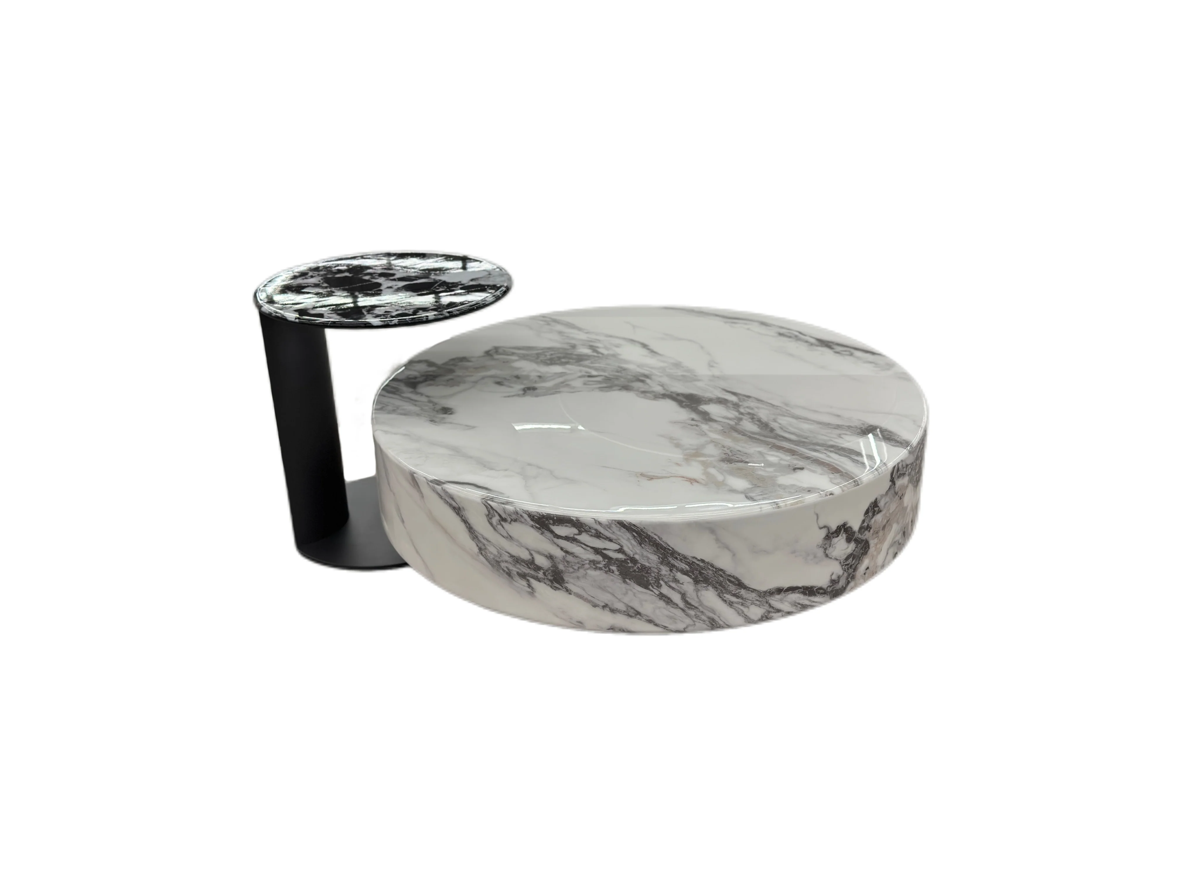 Aurora Marble Coffee Table Set - Image 12