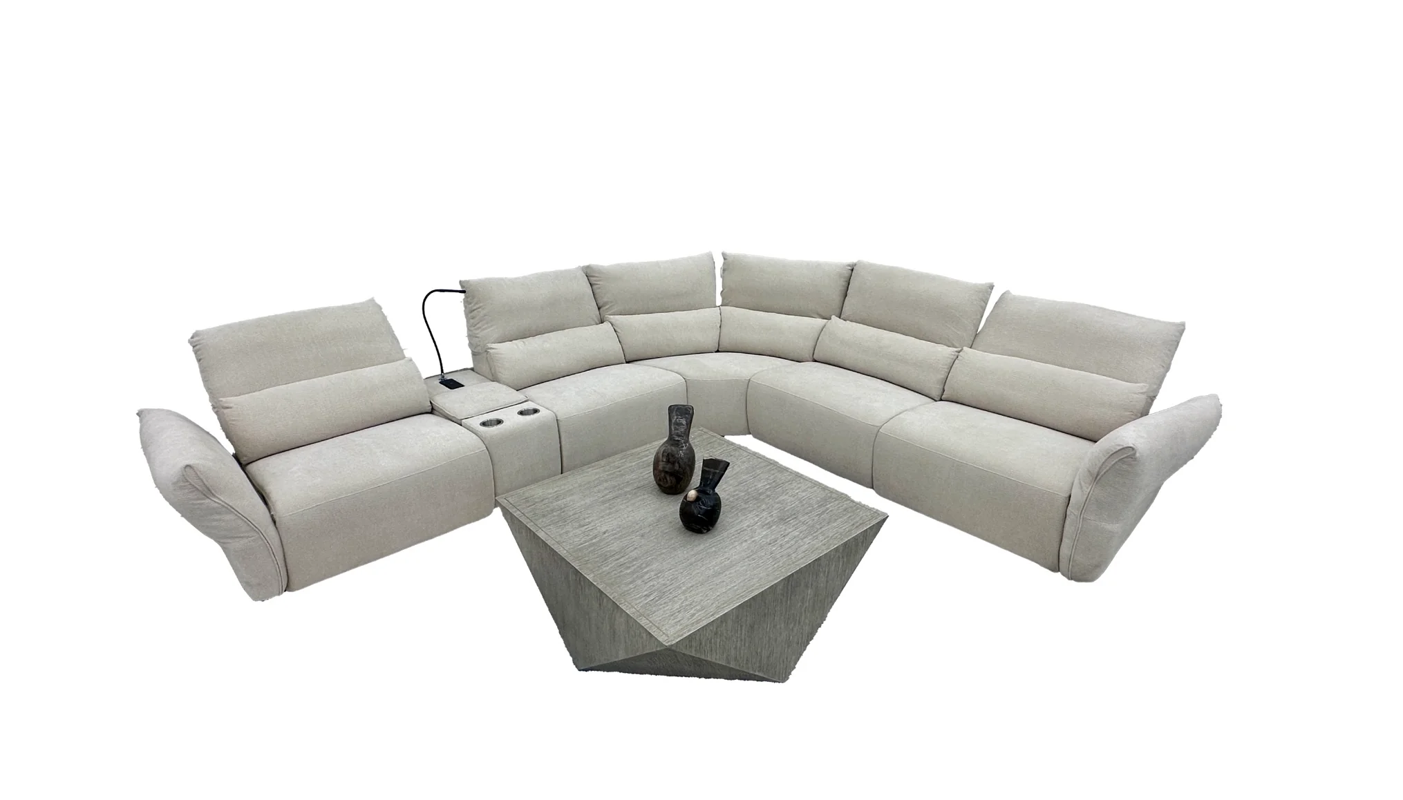 Begonia Modern Motion Sectional - Image 14