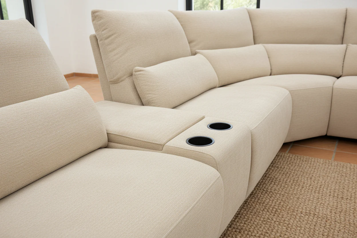 Begonia Modern Motion Sectional - Image 5