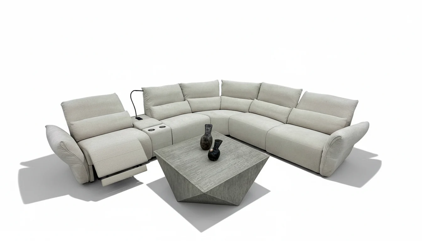 Begonia Modern Motion Sectional - Image 7