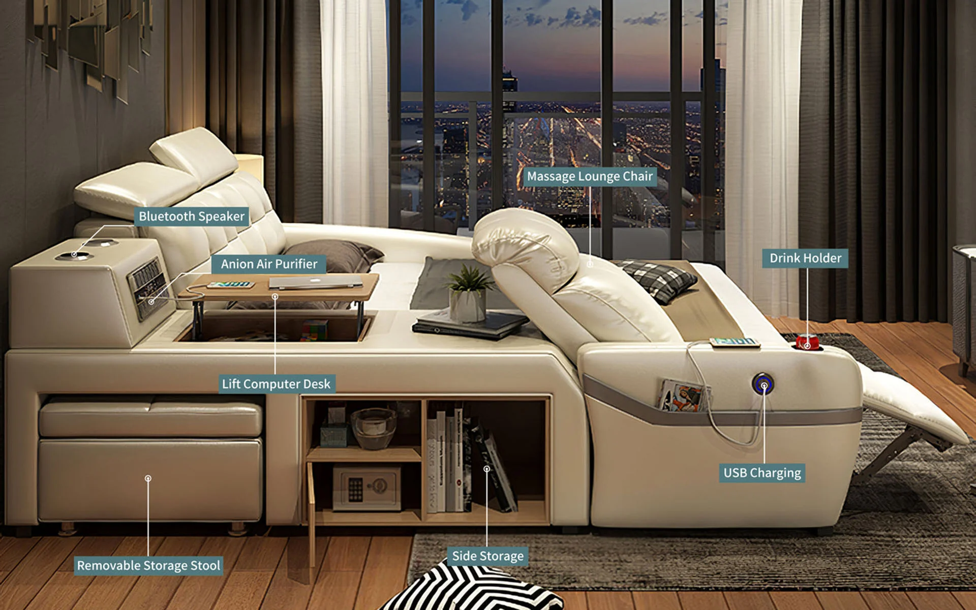 Celestia Multifunctional Smart Bed - Image 15