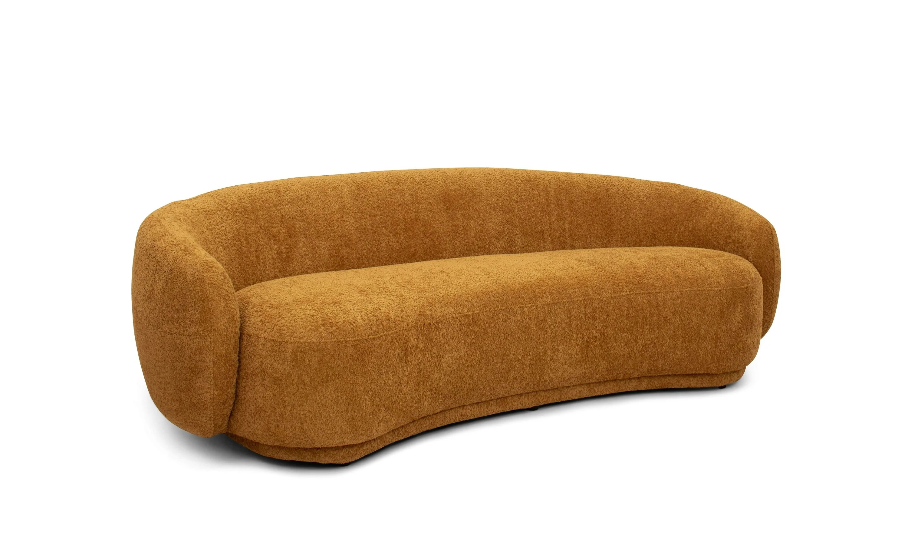 Cozy Pinnacle Sofa Set - Modern Orange Fabric Sofa - Image 13