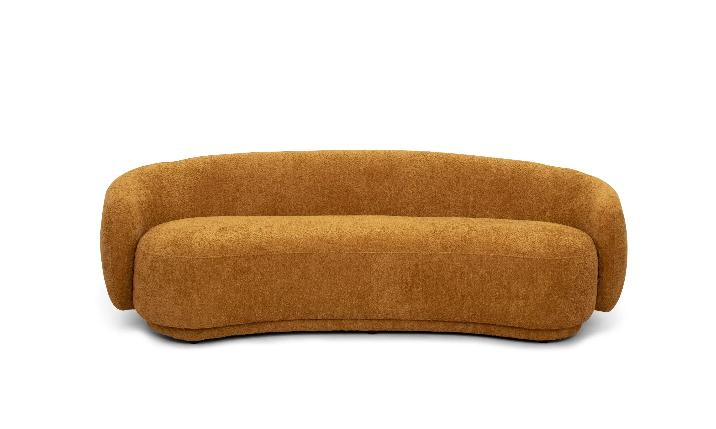 Cozy Pinnacle Sofa Set - Modern Orange Fabric Sofa - Image 14