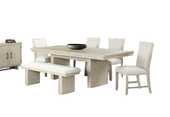 Hagerman Modern Extendable 6PC Dining Table - Image 13