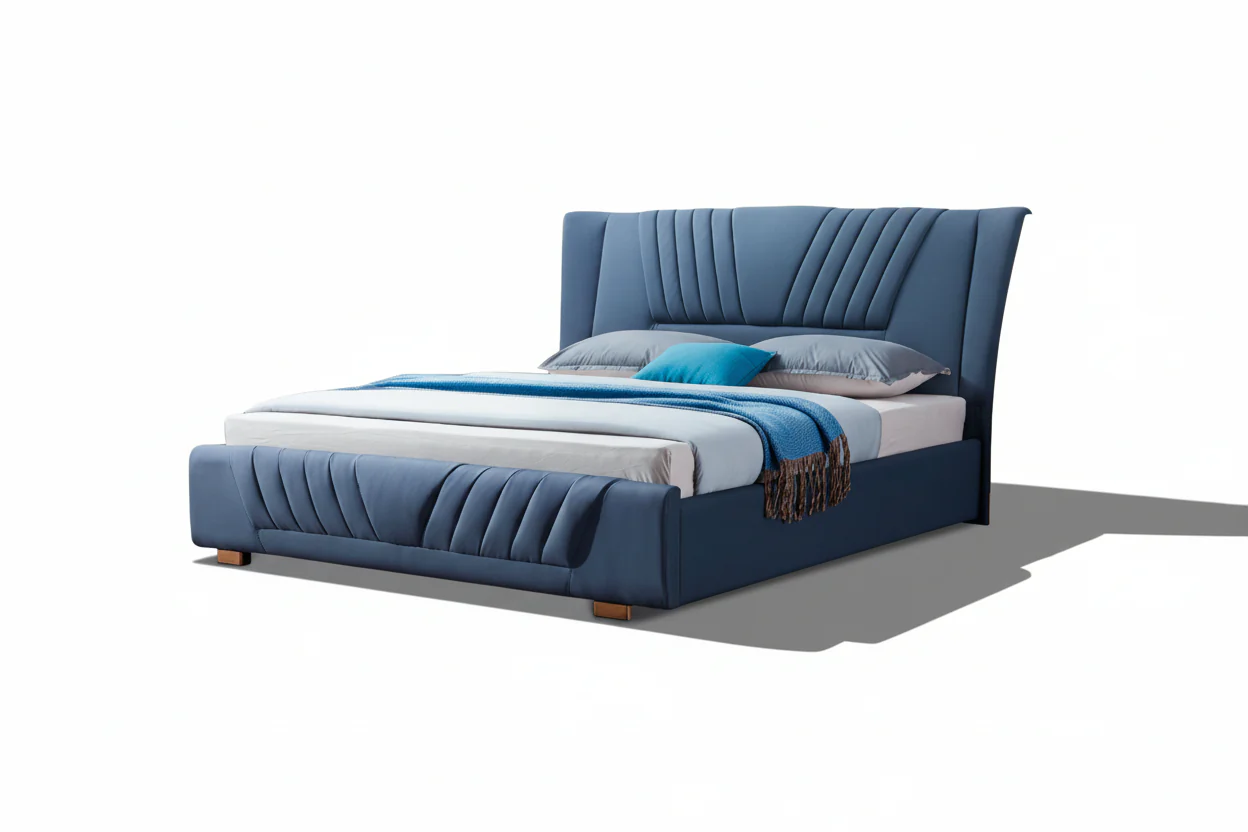 Royal Crown Leather Bed