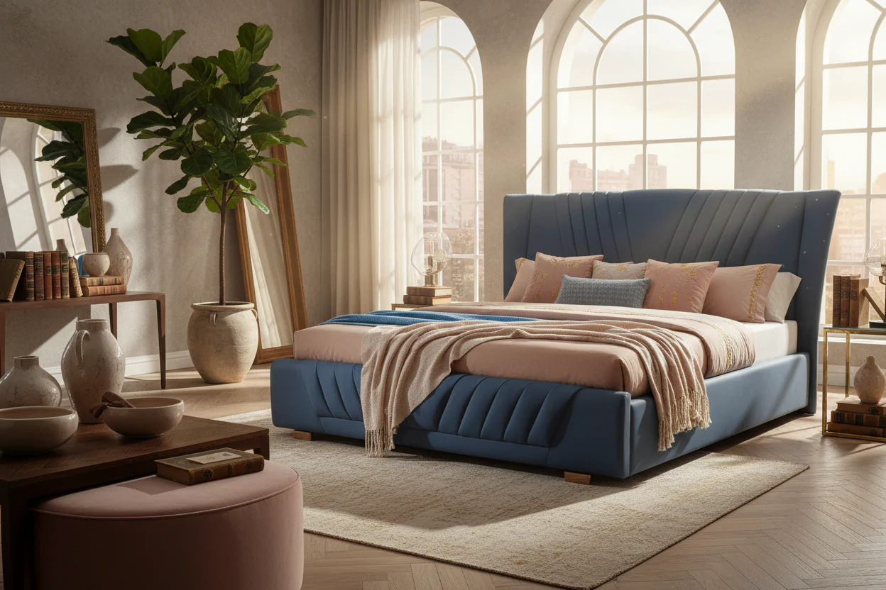 Royal Crown Leather Bed - Image 2