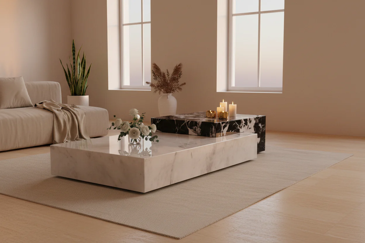 Royal Marble Coffee Table - Image 4