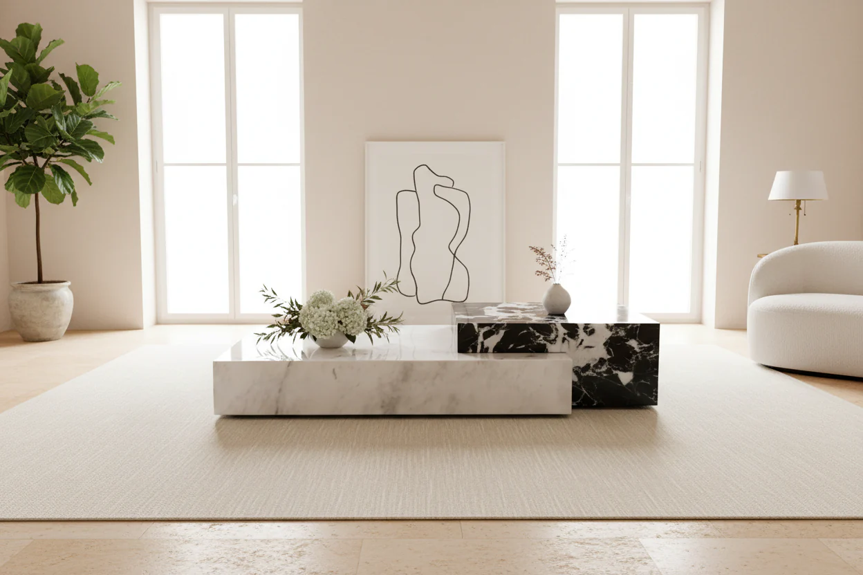 Royal Marble Coffee Table - Image 6
