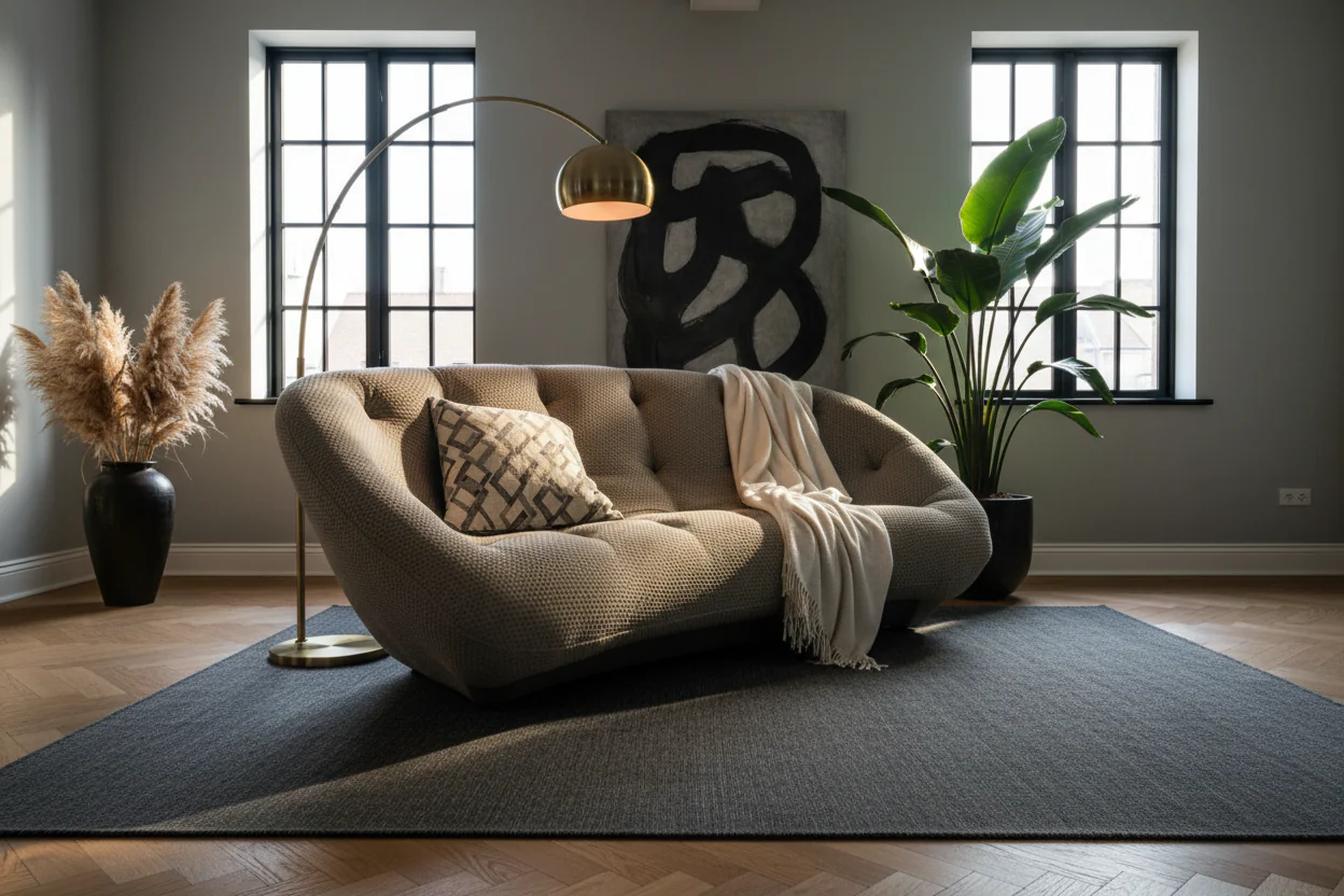 Woven Shell Sofa - Image 4